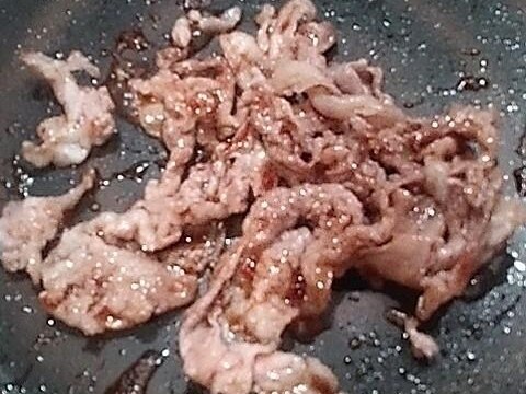 お弁当に☆豚こま肉の生姜焼き
